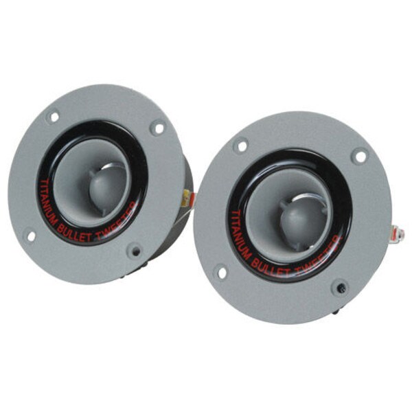 Main product image for Pyramid TW18 Bullet Horn Super Tweeter Pair Aluminum 270-100